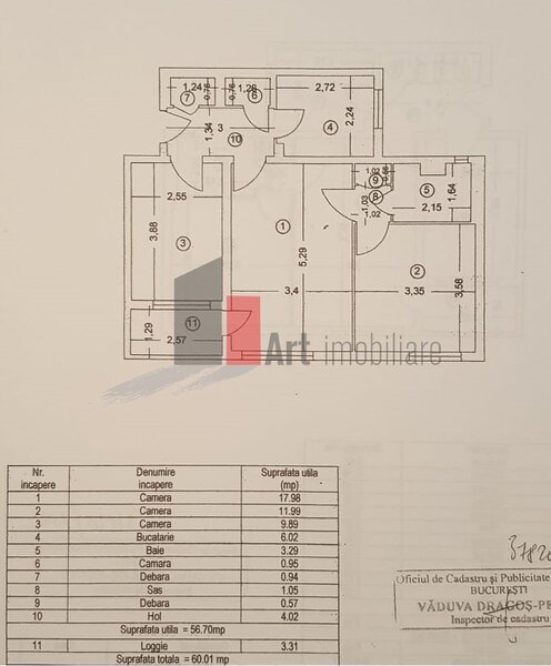 Nicolae Grigorescu, apartament 3 camere 50 m metrou N. Grigorescu